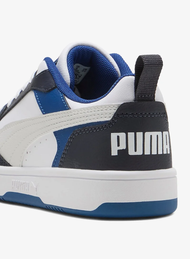 Puma White Kids' Rebound V6 Lo Shoes for Men | Best Price UAE